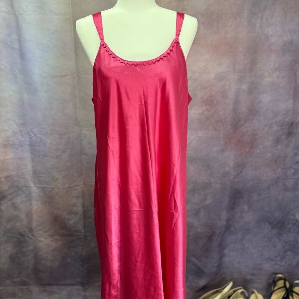 Jaclyn Smith Pink Chemise Sleepwear